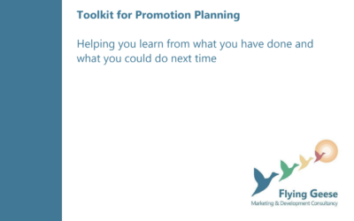 Toolkit for Promotion Planning