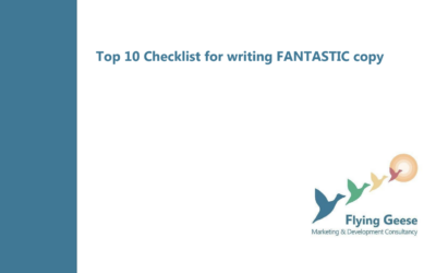 Top 10 Checklist for Writing Fantastic Copy