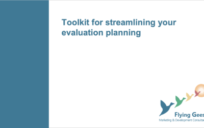 Toolkit for Streamlining your Evaluation Planning